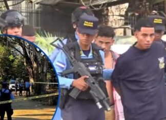 Capturan a seis presuntos pandilleros tras emboscada a policías en La Lima; decomisan fusiles de alto poder