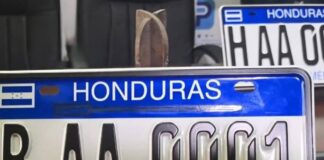Nuevas placas vehiculares en Honduras comenzarán a entregarse en noviembre