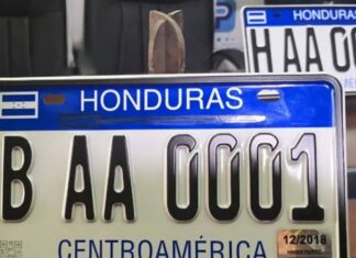 Nuevas placas vehiculares en Honduras comenzarán a entregarse en noviembre