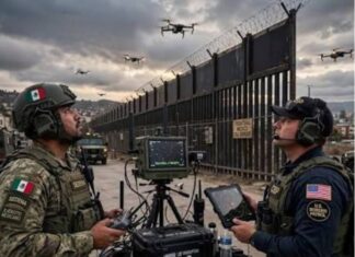 México despliega 800 militares en operativo antidrones en la frontera con Estados Unidos