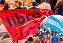 Libre convoca movilización este 15 de septiembre bajo el lema: “¿Cuál independencia? ¡Fuera Trump, fuera la Racha!”