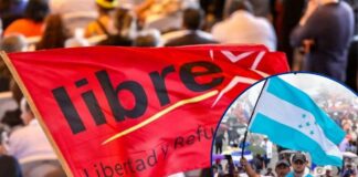 Libre convoca movilización este 15 de septiembre bajo el lema: “¿Cuál independencia? ¡Fuera Trump, fuera la Racha!”