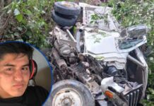 Muere joven conductor de volqueta tras sufrir aparatoso accidente en Ocotepeque