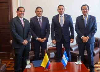 Honduras y Colombia fortalecen lazos con visita de Zambrano al Senado