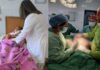 Extirpan quiste de hasta 20 libras a mujer de 64 años en el Hospital Escuela; abdomen parecía de cinco meses de embarazo