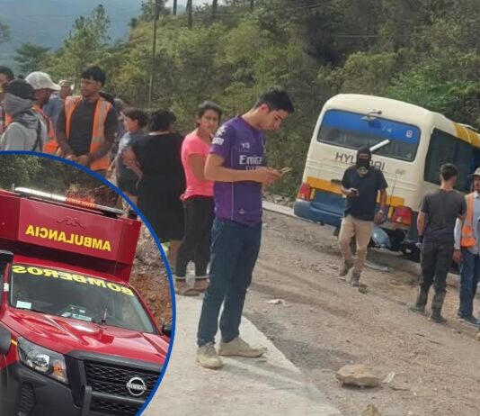 ¡Tragedia en carretera a Oriente! Un muerto y dos heridos tras accidente de bus en Uyuca