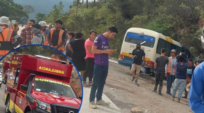 ¡Tragedia en carretera a Oriente! Un muerto y dos heridos tras accidente de bus en Uyuca